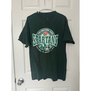 Hanes 2014 Michigan State University Spartans 2014 Rose Bowl T-Shirt Sz; Large